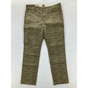 Levis 513 Green Camouflage Mens Size 32x30 Slim Fit Trouser Straight Leg Pants